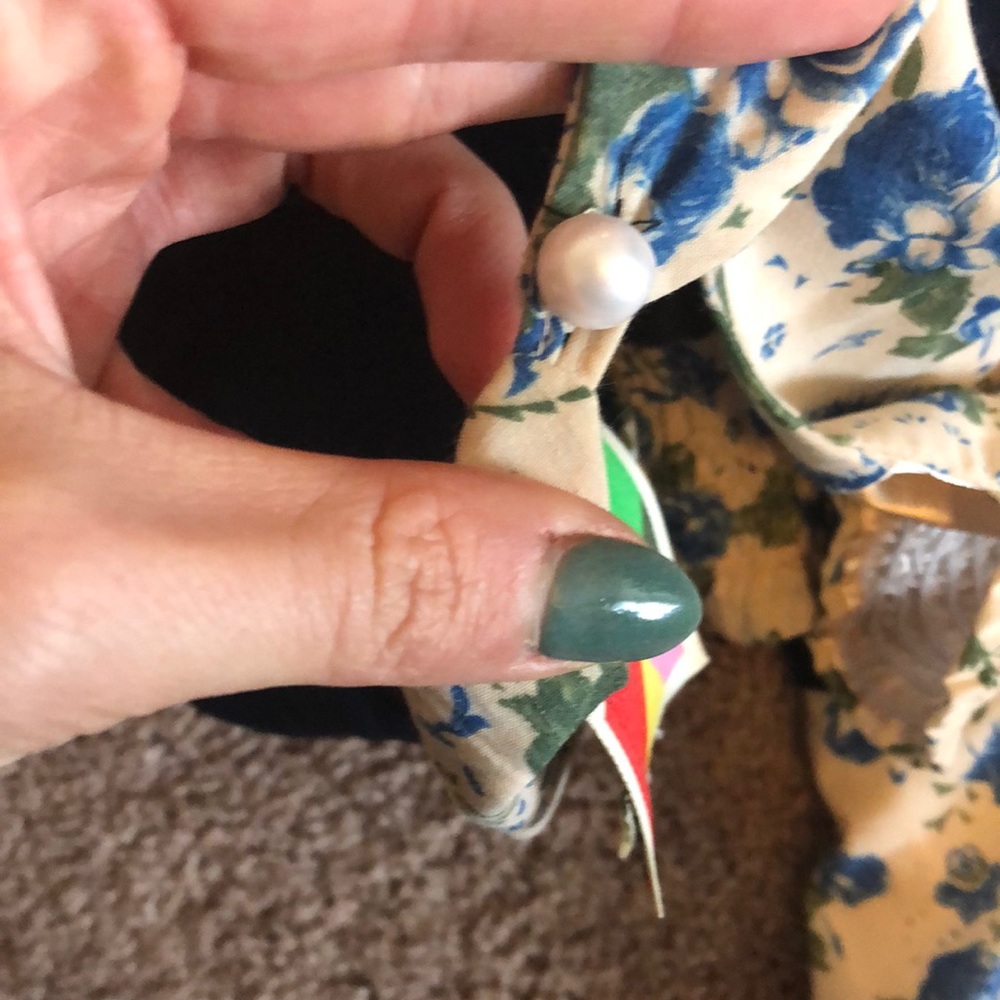 Apple a Day dress in Blue Roses from Modcloth - Picture 5 of 6